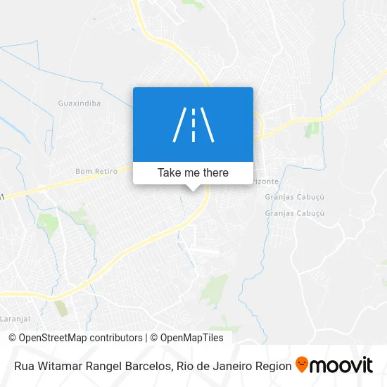 Rua Witamar Rangel Barcelos map