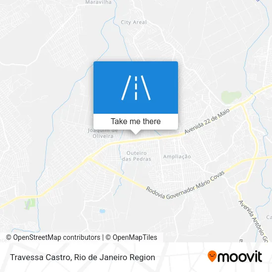Travessa Castro map