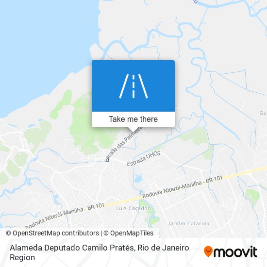 Mapa Alameda Deputado Camilo Pratés