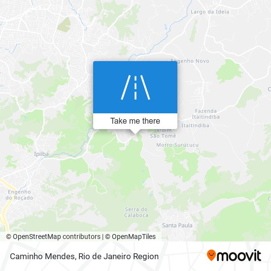 Caminho Mendes map