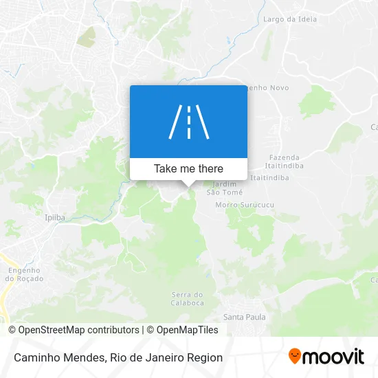 Caminho Mendes map