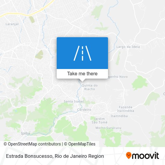 Estrada Bonsucesso map