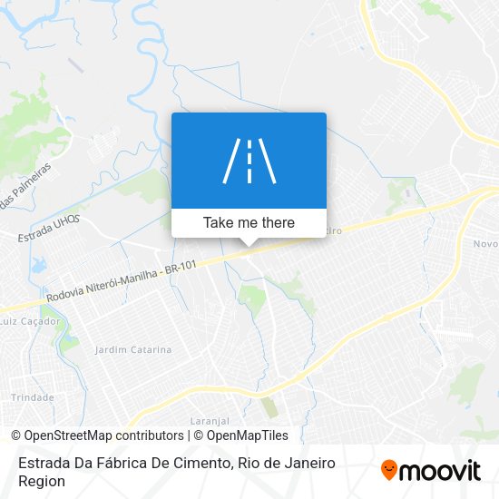 Estrada Da Fábrica De Cimento map