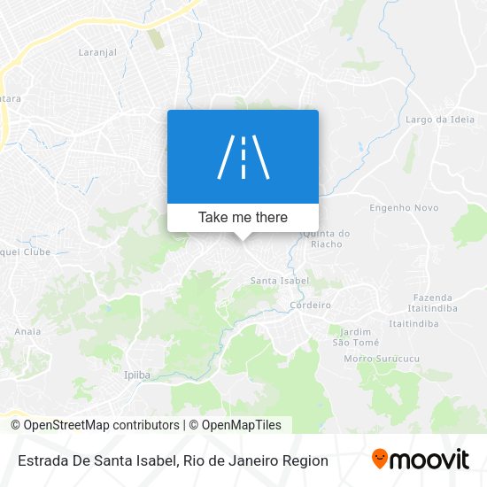 Estrada De Santa Isabel map