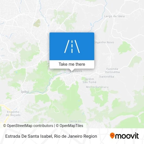 Estrada De Santa Isabel map