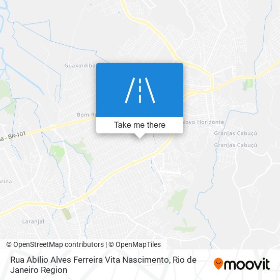 Rua Abílio Alves Ferreira Vita Nascimento map