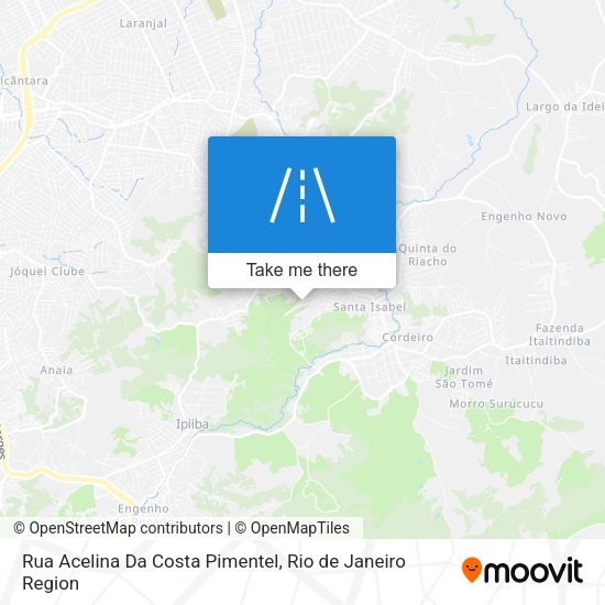 Rua Acelina Da Costa Pimentel map