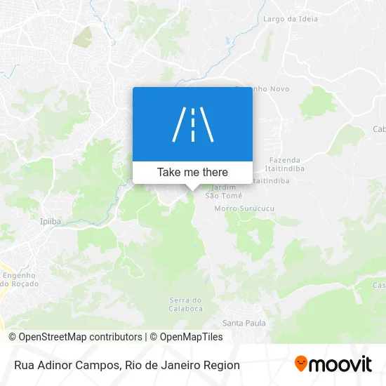 Rua Adinor Campos map