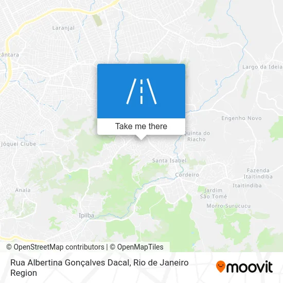 Rua Albertina Gonçalves Dacal map