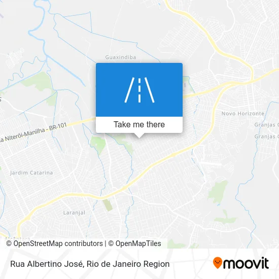 Rua Albertino José map