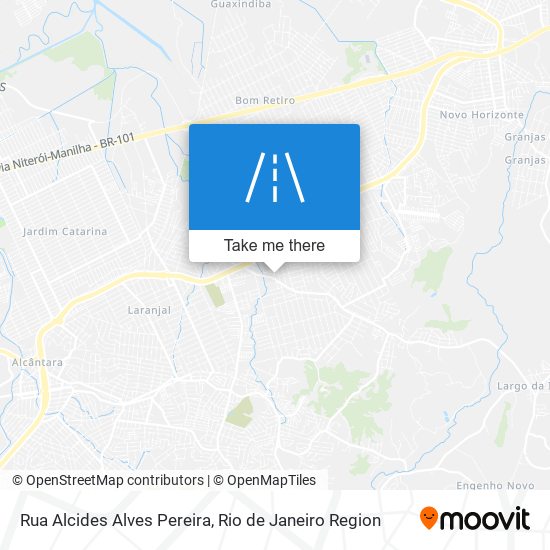 Mapa Rua Alcides Alves Pereira