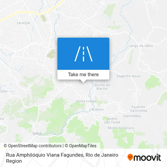 Rua Amphilóquio Viana Fagundes map