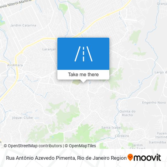 Rua Antônio Azevedo Pimenta map