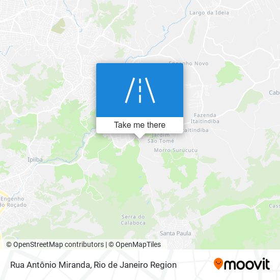 Rua Antônio Miranda map