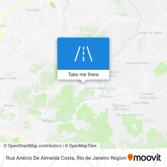 Rua Anécio De Almeida Costa map