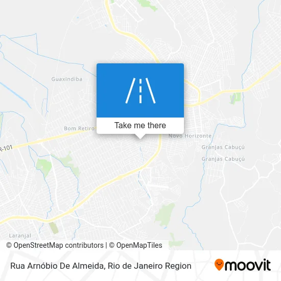 Rua Arnóbio De Almeida map