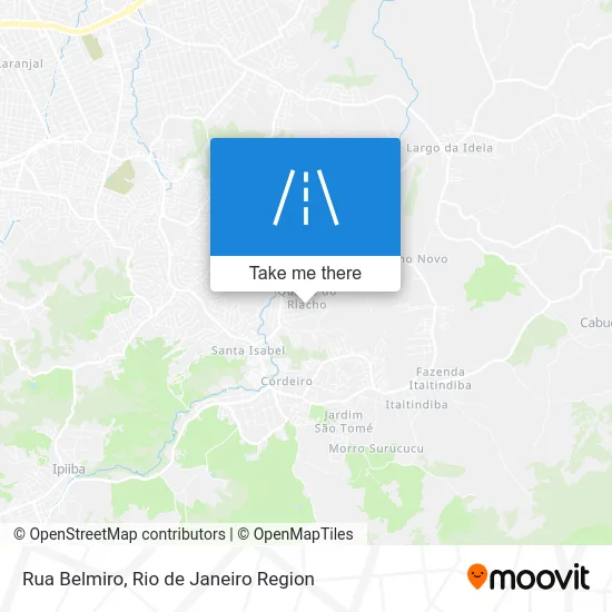 Rua Belmiro map