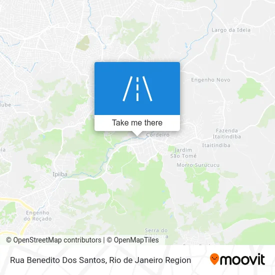 Rua Benedito Dos Santos map
