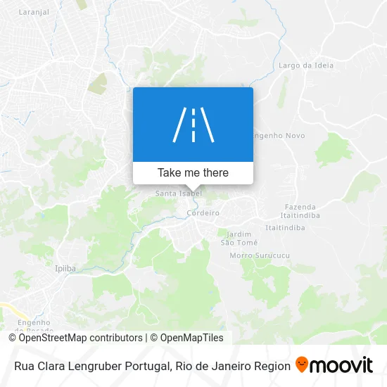 Rua Clara Lengruber Portugal map