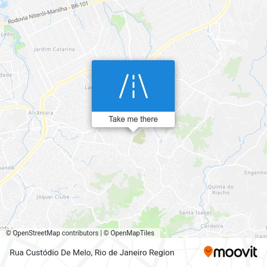Rua Custódio De Melo map