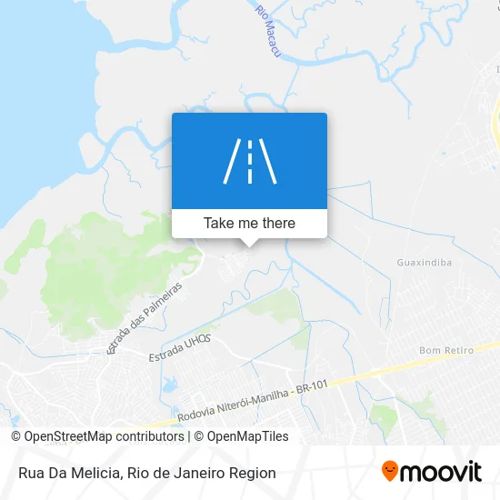 Rua Da Melicia map