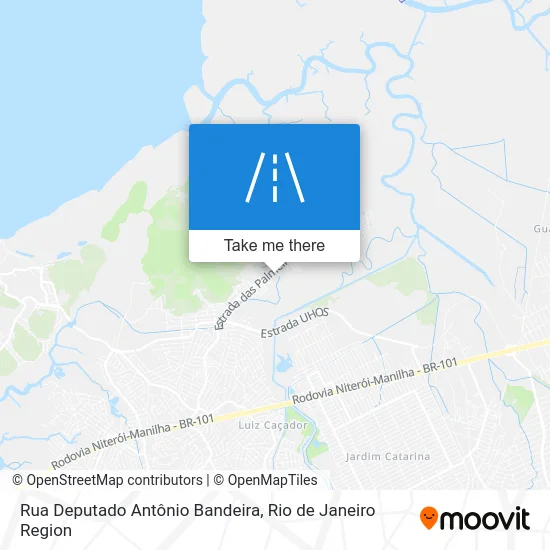 Rua Deputado Antônio Bandeira map