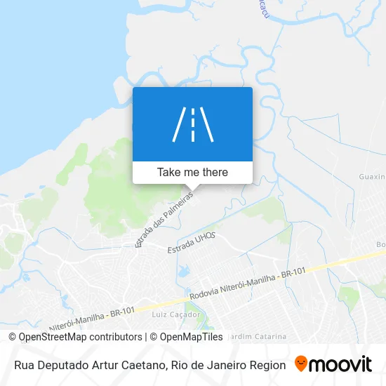 Rua Deputado Artur Caetano map