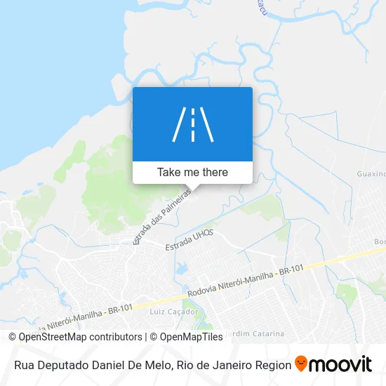 Rua Deputado Daniel De Melo map