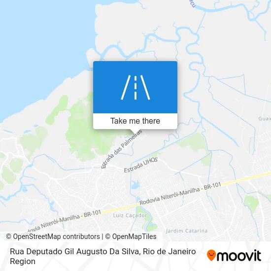 Rua Deputado Gil Augusto Da Silva map