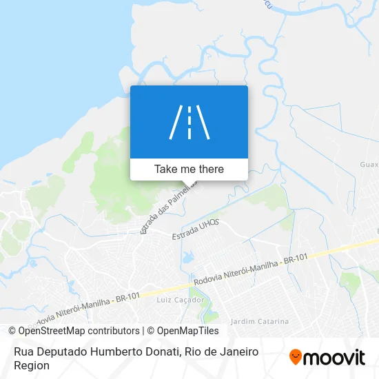 Rua Deputado Humberto Donati map