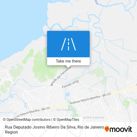 Rua Deputado Josino Ribeiro Da Silva map