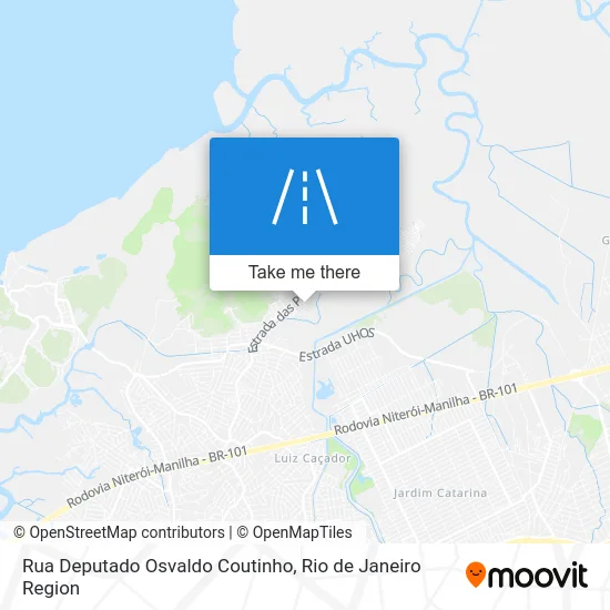 Rua Deputado Osvaldo Coutinho map