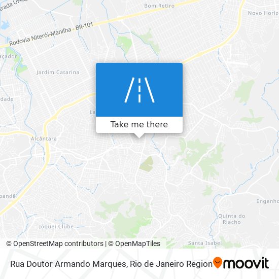 Mapa Rua Doutor Armando Marques