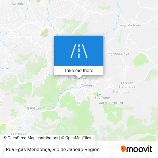 Rua Egas Mendonça map