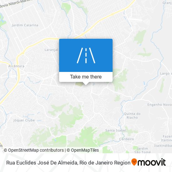 Rua Euclides José De Almeida map