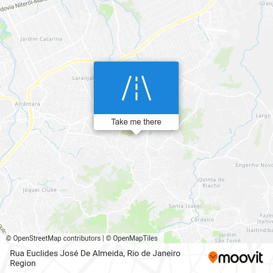 Rua Euclides José De Almeida map