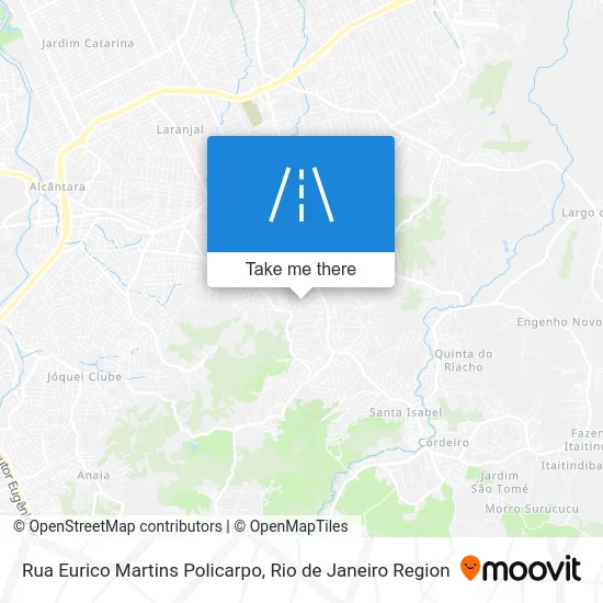 Rua Eurico Martins Policarpo map