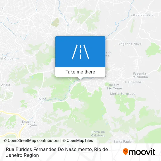 Rua Eurides Fernandes Do Nascimento map