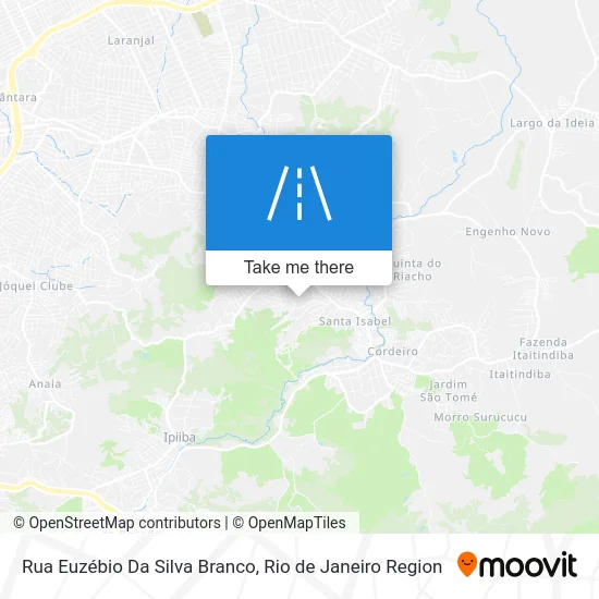 Rua Euzébio Da Silva Branco map