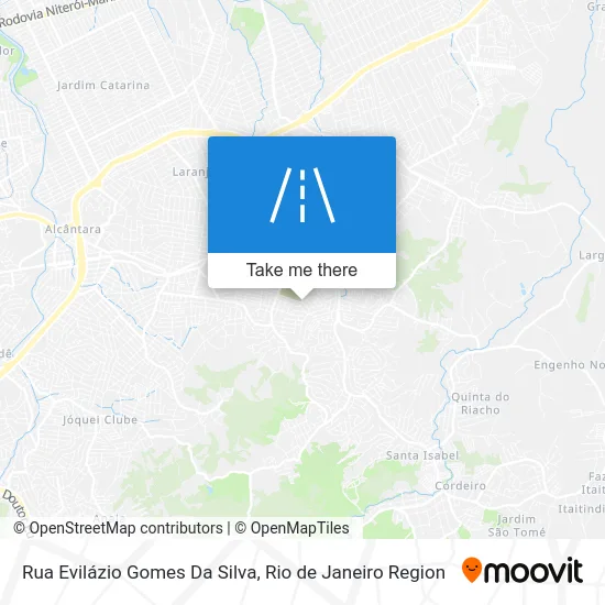 Rua Evilázio Gomes Da Silva map