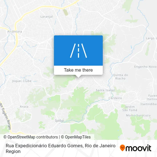 Rua Expedicionário Eduardo Gomes map