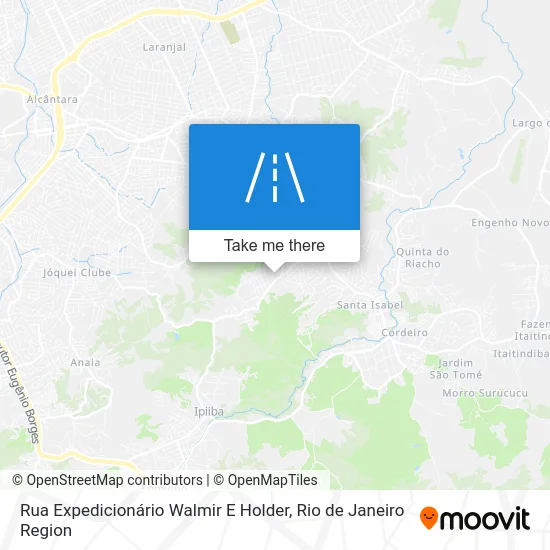 Rua Expedicionário Walmir E Holder map