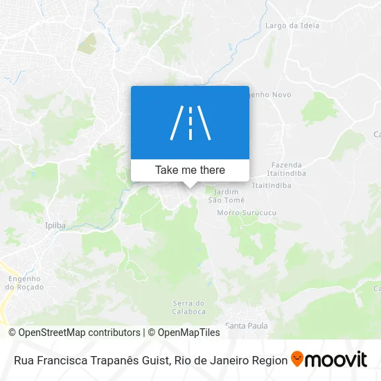 Rua Francisca Trapanês Guist map