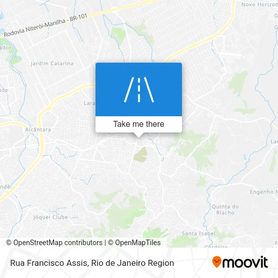 Rua Francisco Assis map