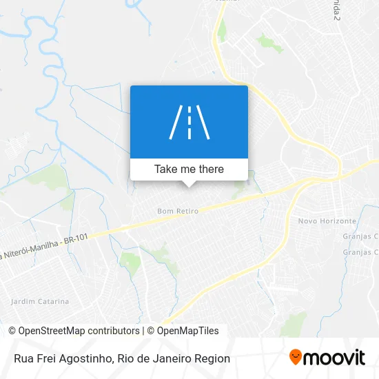 Rua Frei Agostinho map