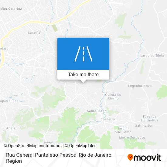 Rua General Pantaleão Pessoa map