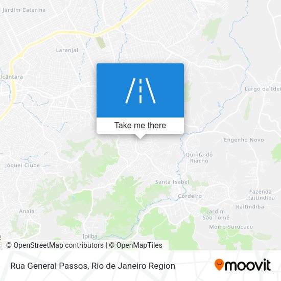 Rua General Passos map