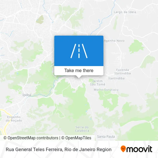 Rua General Teles Ferreira map