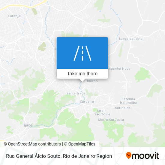 Rua General Álcio Souto map