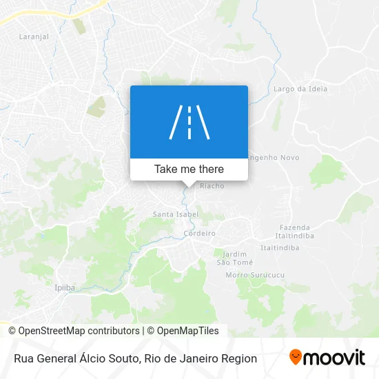 Rua General Álcio Souto map
